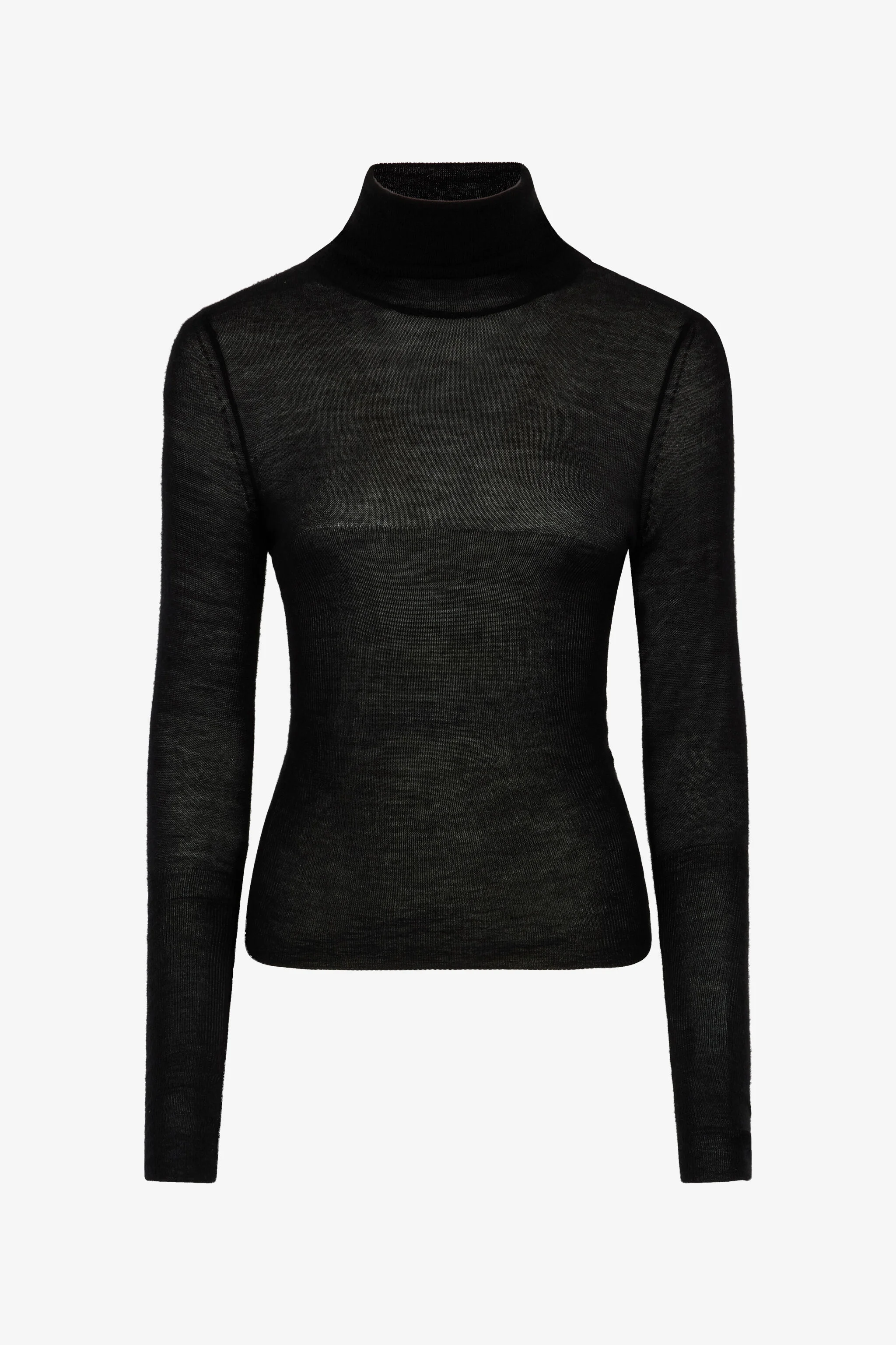 Silk/wool-Blend Turtleneck - 1