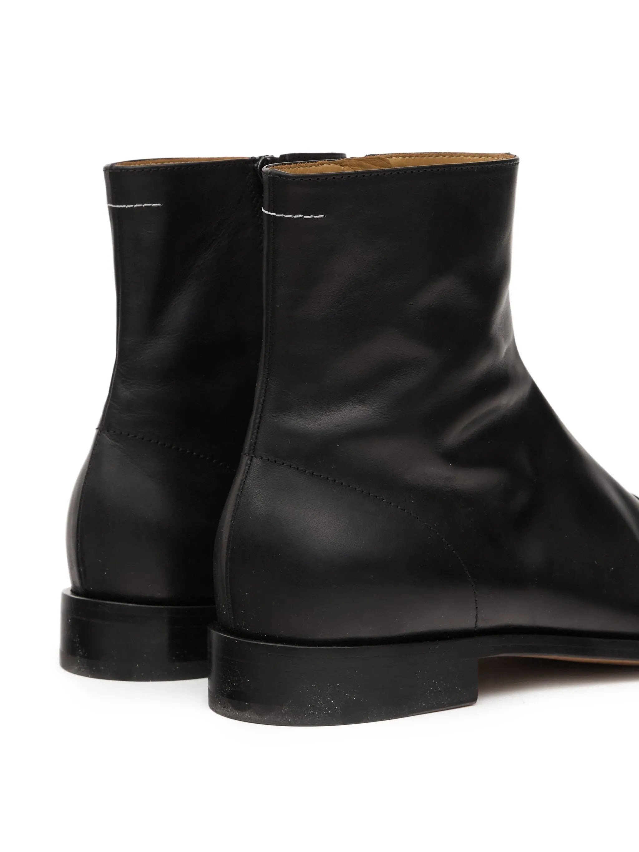 Mm6 Maison Margiela Leather Ankle Boots - 4