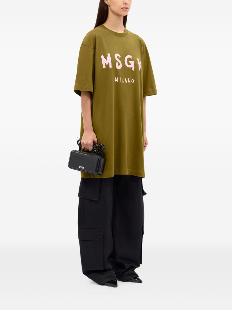 logo-print T-shirt dress 3
