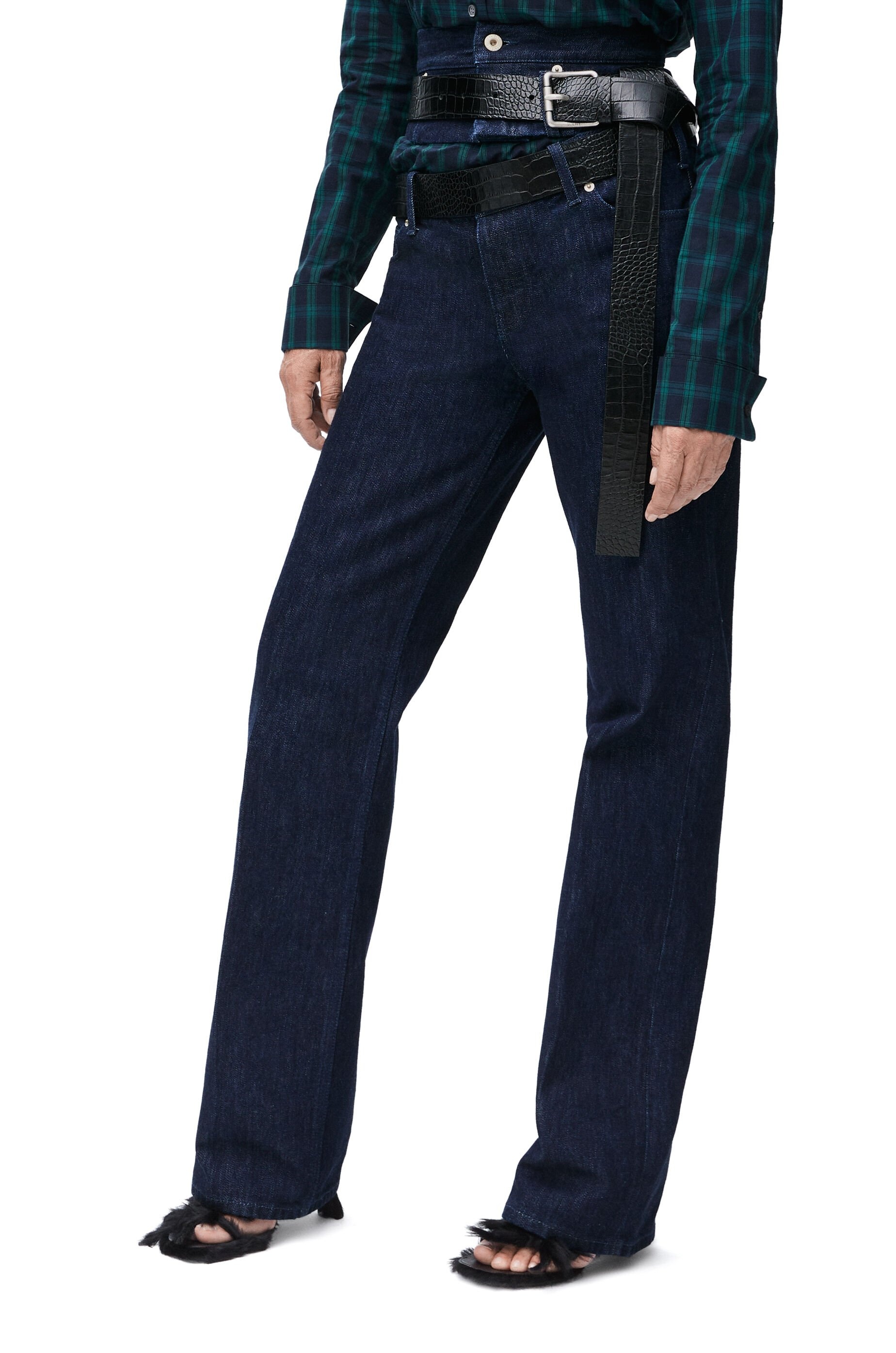 Belted jeans in denim - 3