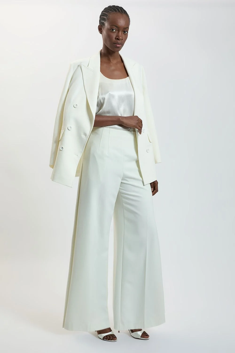 Polished Tailored Pleat Side Seam Trouser - 1