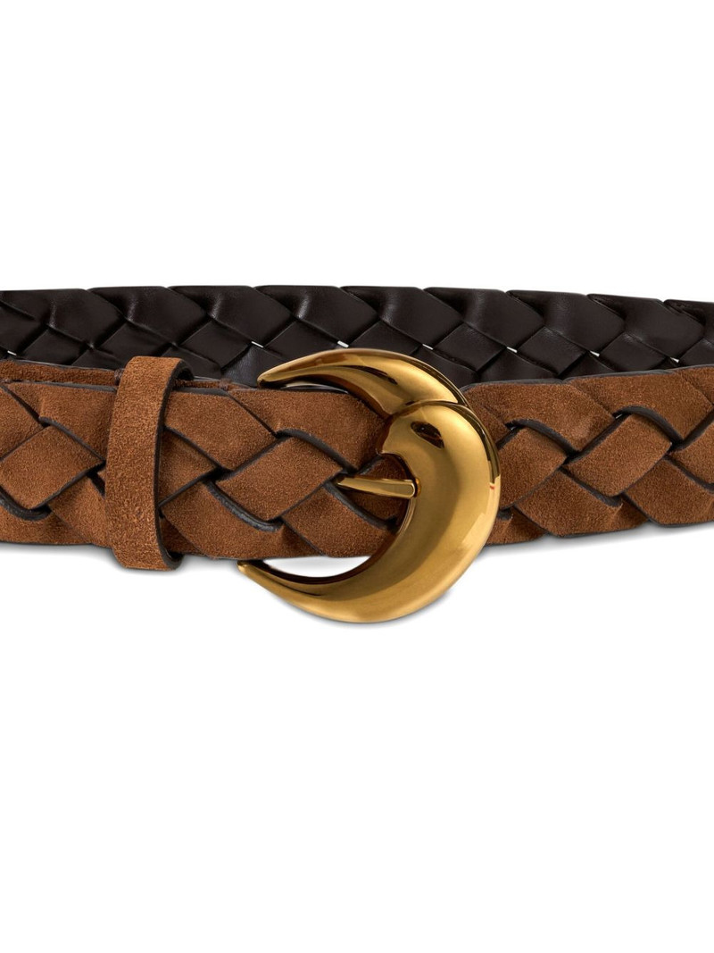 Etro braided leather belt outlook