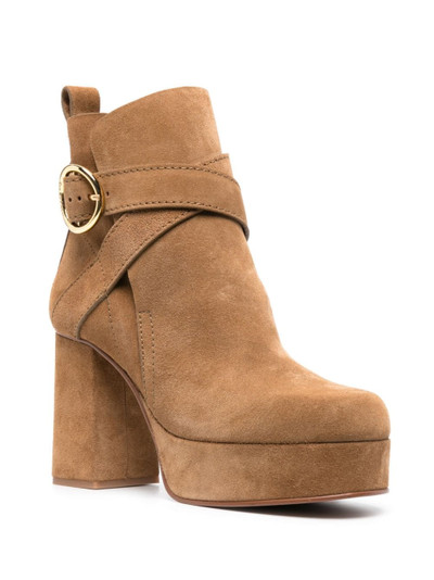 See by Chloé Lyna 97mm suede platform boots outlook