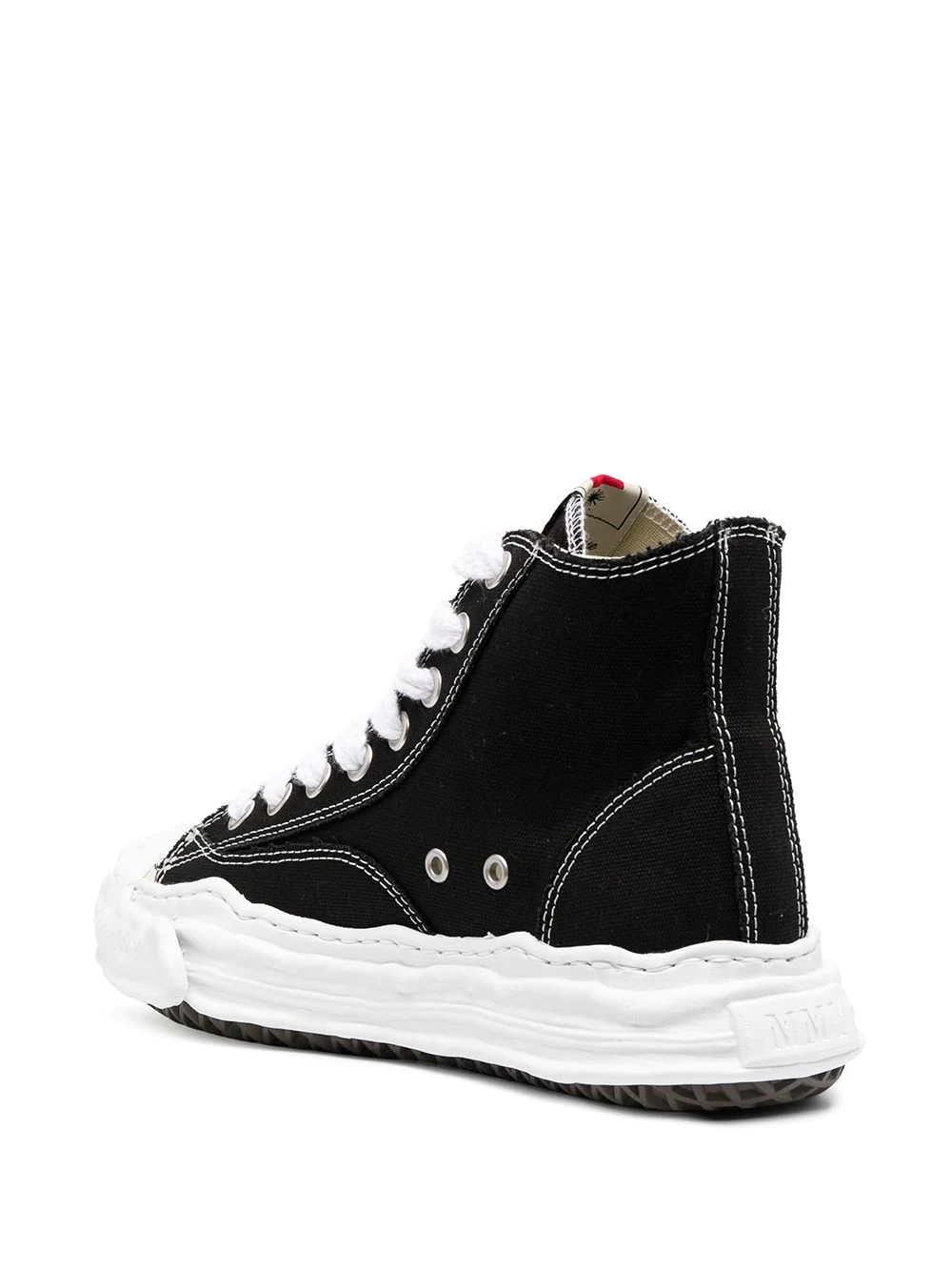 logo hi-top sneakers - 3