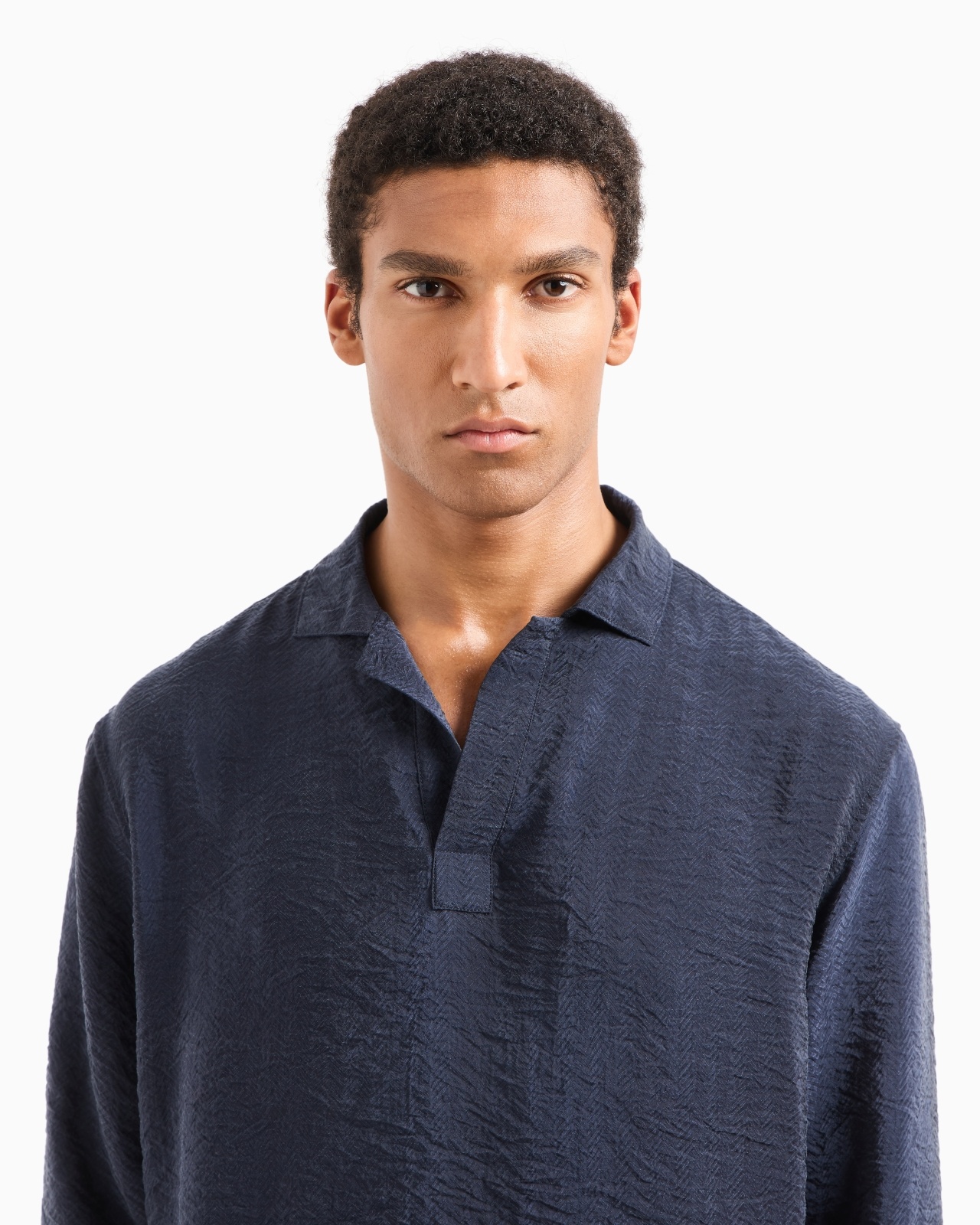 JACQUARD CUPRO POLO SHIRT - 5
