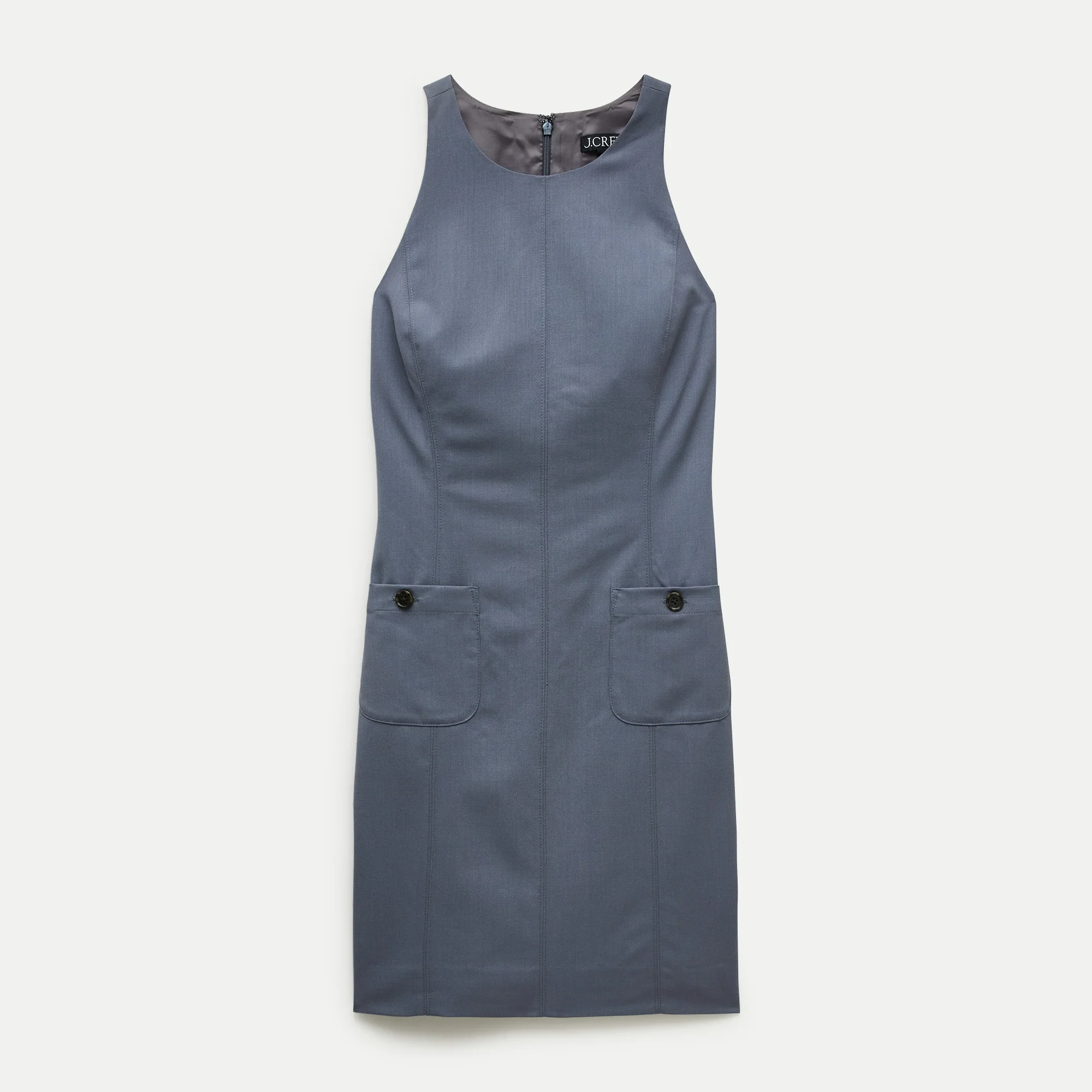 Mini sheath dress in wool blend - 1