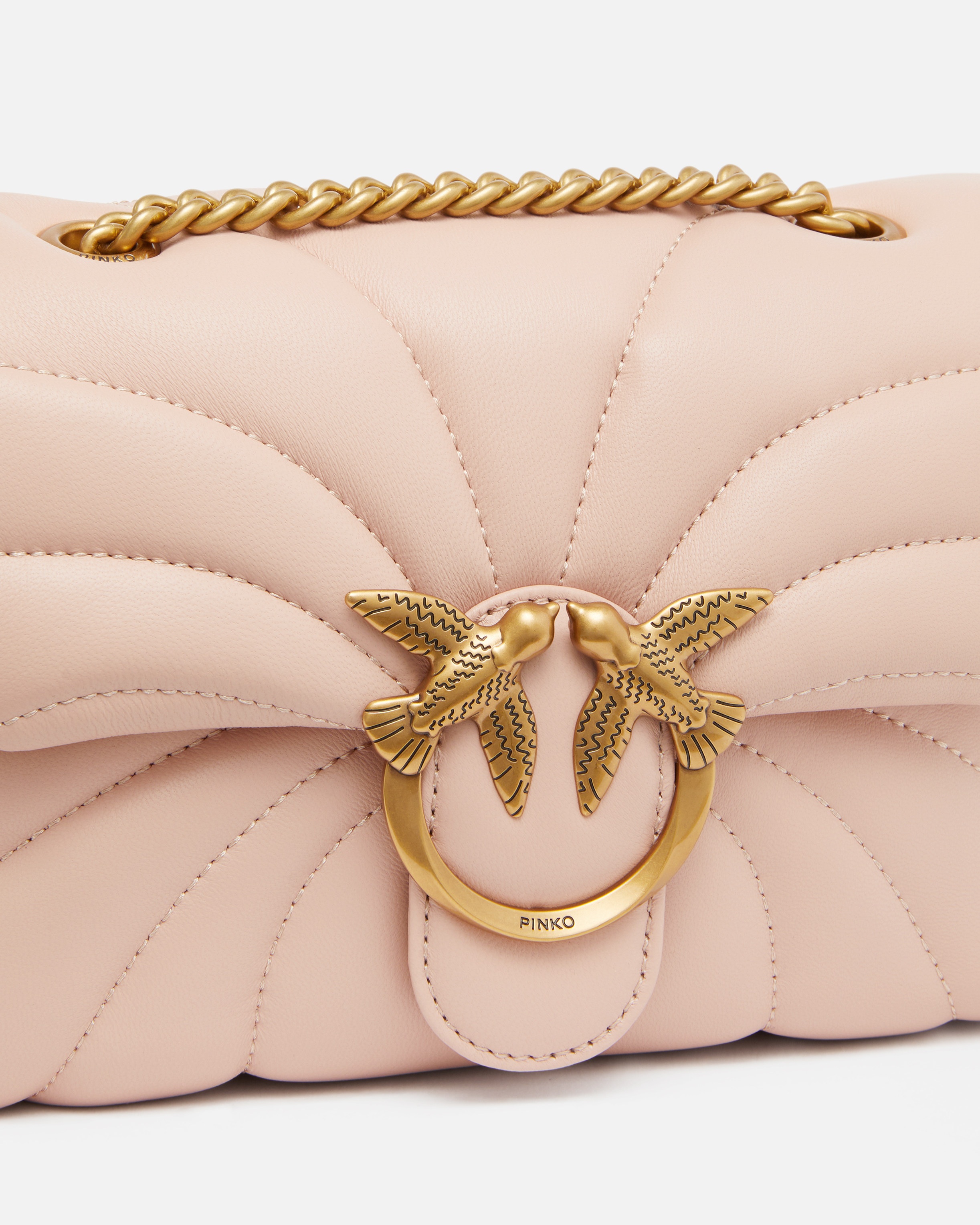 LOVE BAG PUFF BUTTERFLY MINI NAPPA LEATHER CROSSBODY BAG - 3
