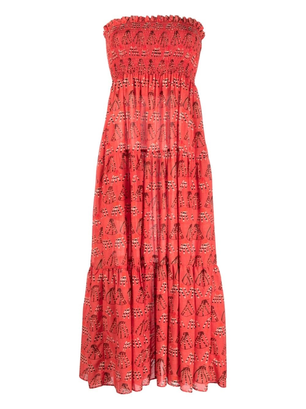 Lucca graphic-print dress - 1