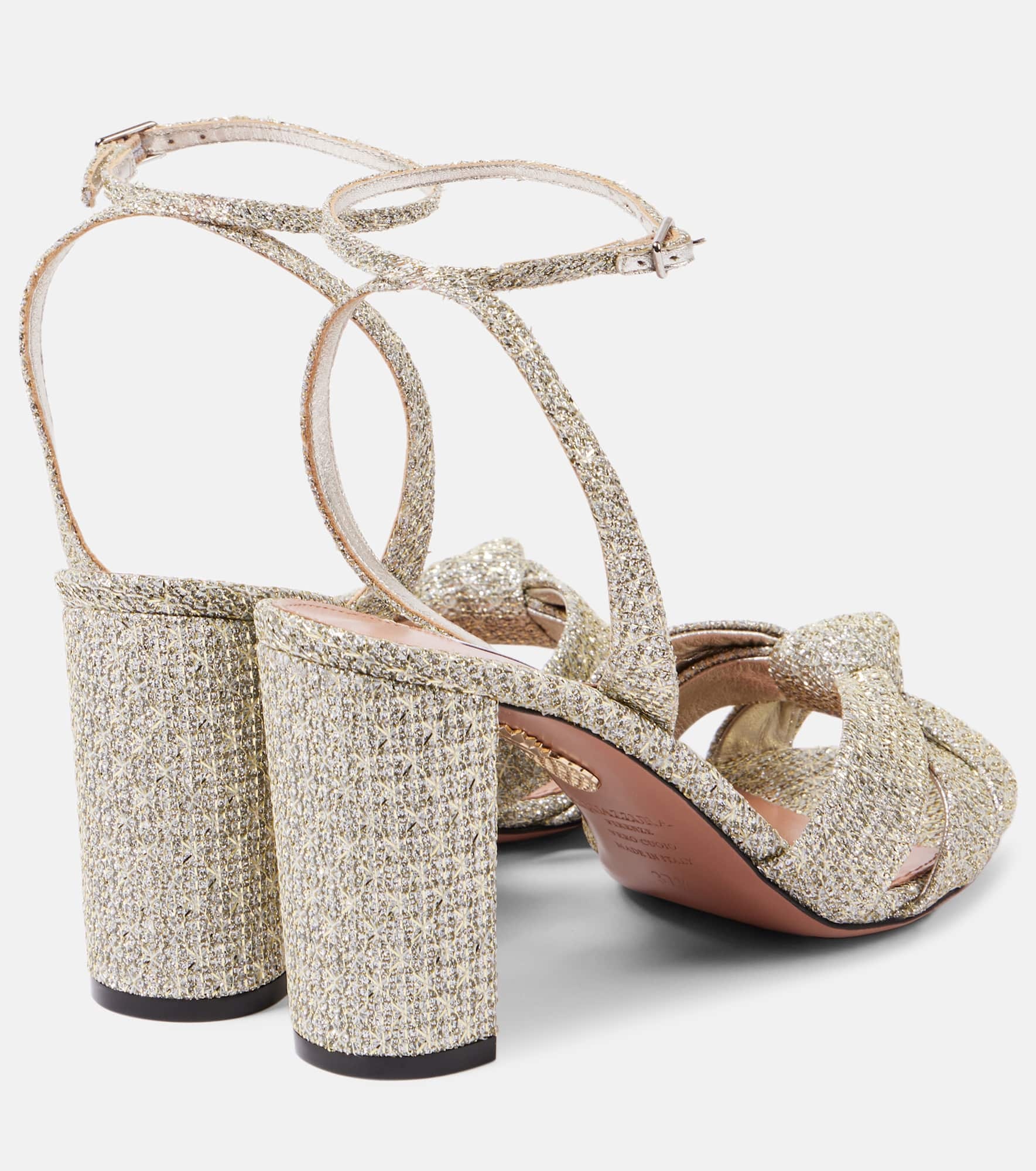 Nina 85 tweed sandals - 2