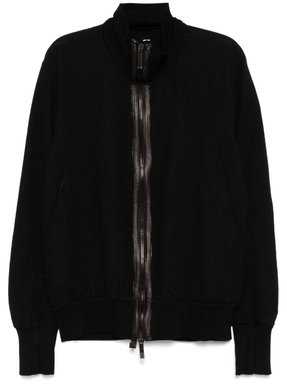 stripe bomber jacket - 1