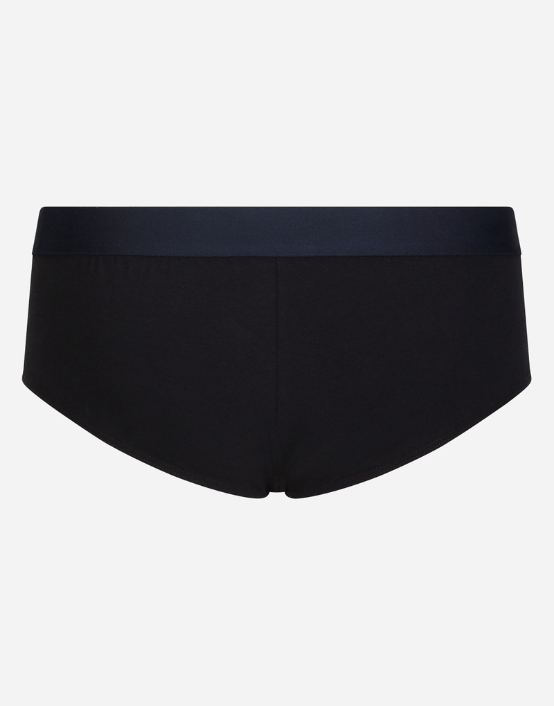 Dolce & Gabbana Two-way-stretch jersey Brando briefs with crest outlook