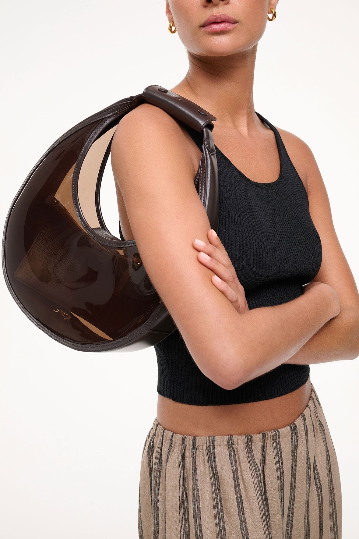 STAUD MOON TOTE BAG ESPRESSO - 2