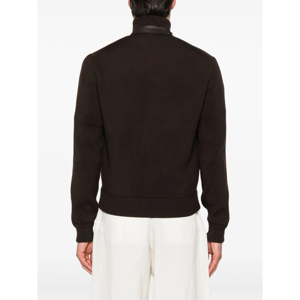 Tom Ford Brown Jackets - Leather Jackets Men - 5