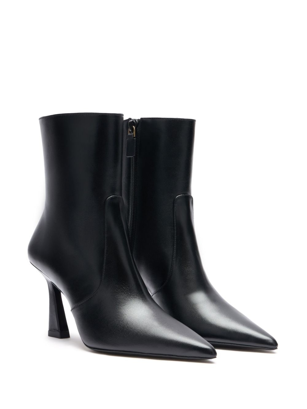 pointed-toe leather boots - 2