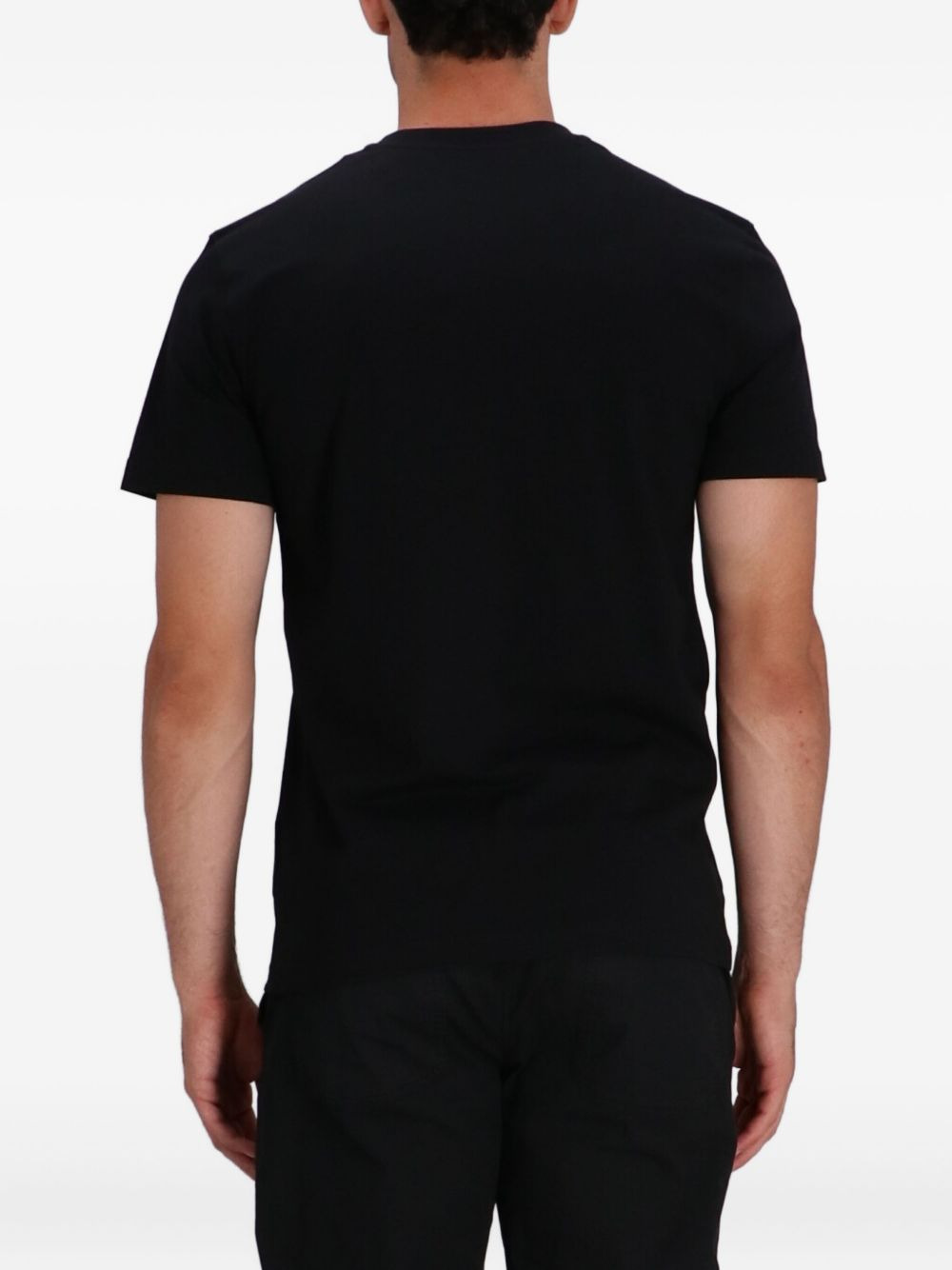 logo-print cotton T-shirt - 3