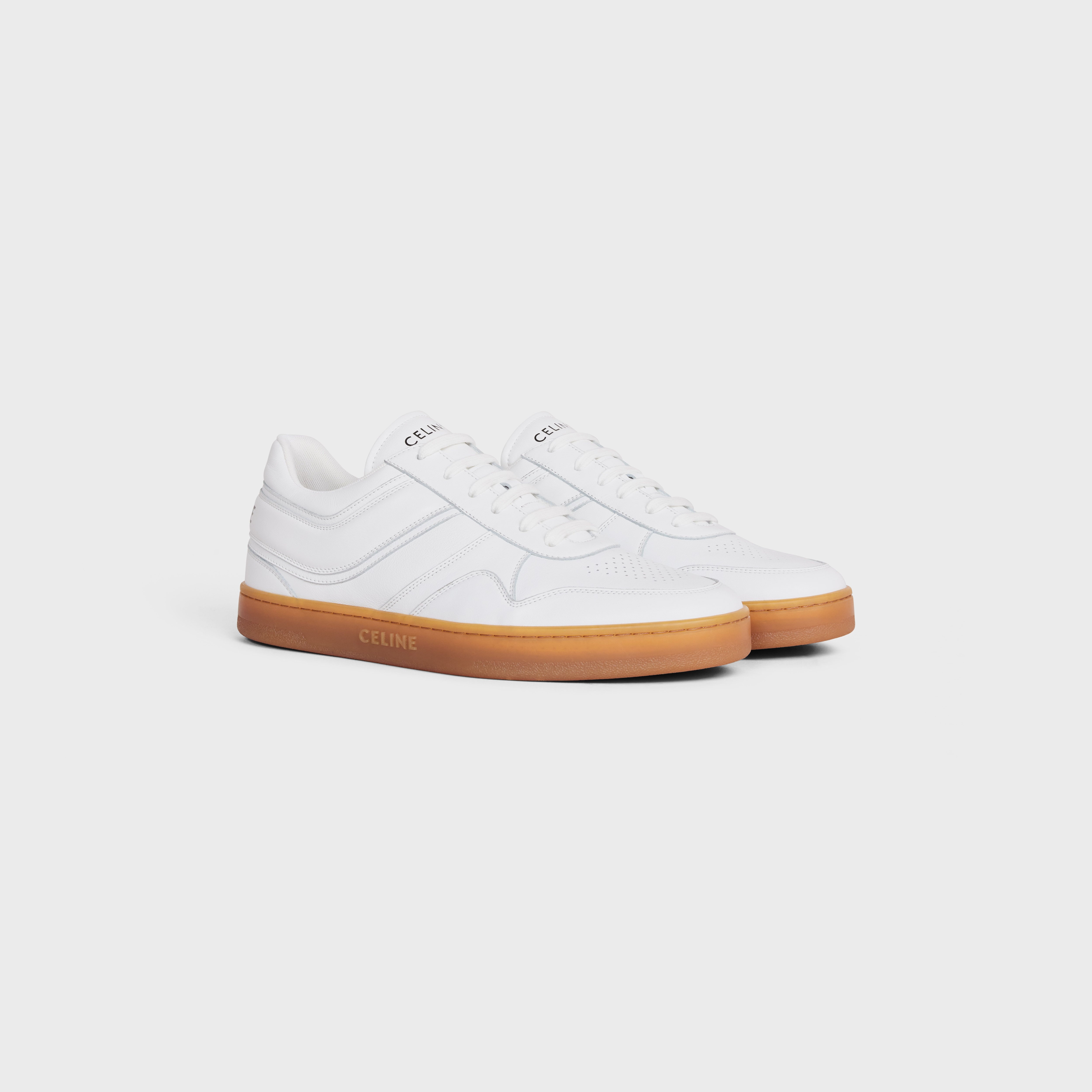 CELINE TRAINER LOW LACE-UP SNEAKER in CALFSKIN - 2