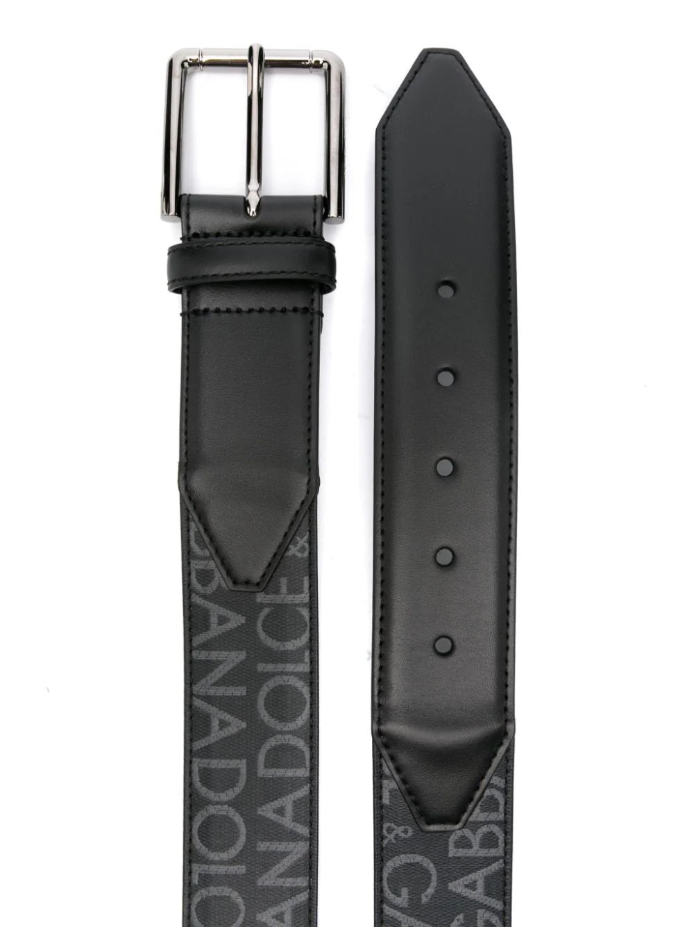 Belt With Buckle Embroidered With Logo - 2
