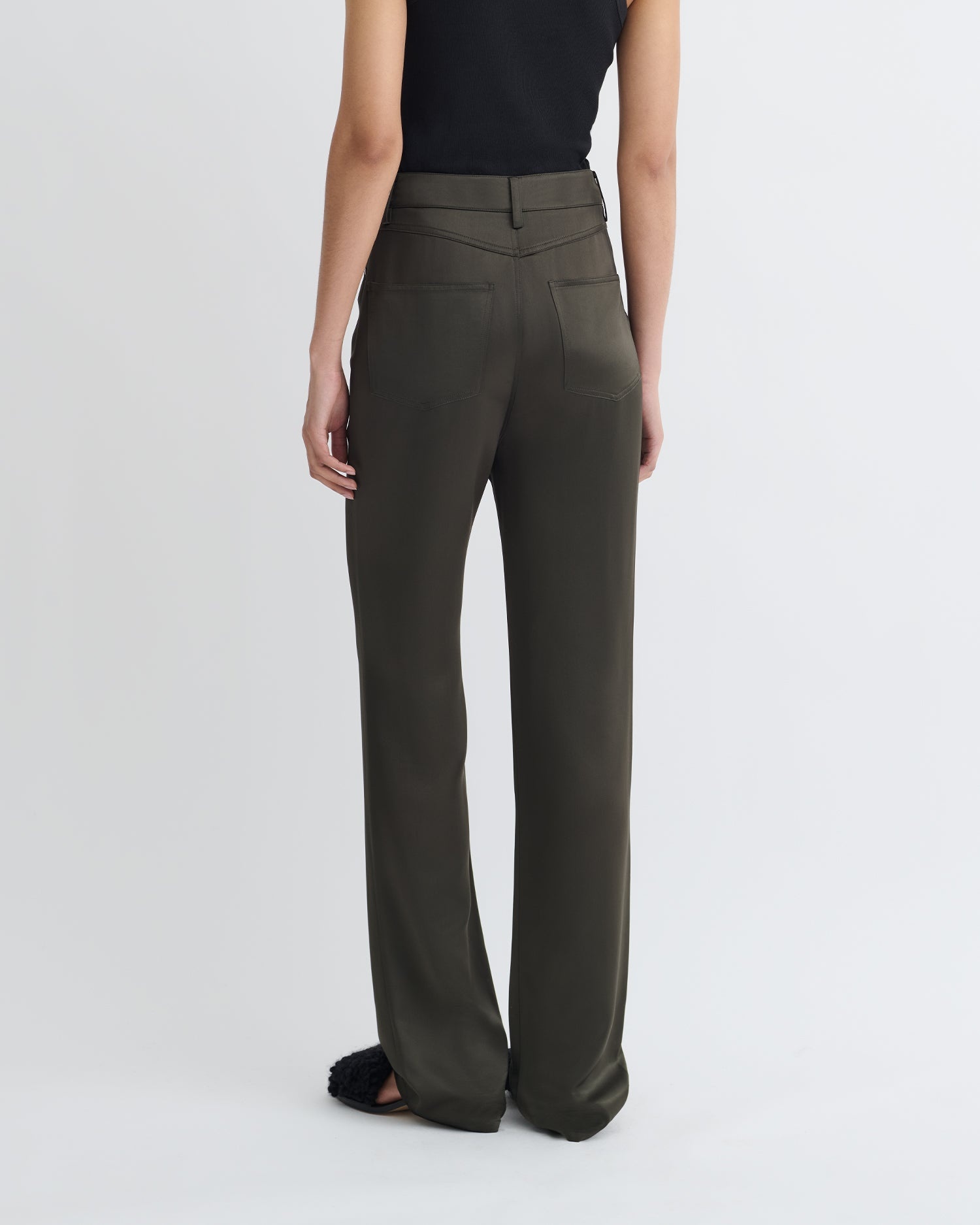 Slip Satin Pants - 6