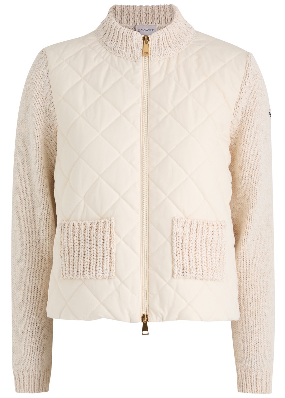 Moncler Quilted Knit Jacket - 1