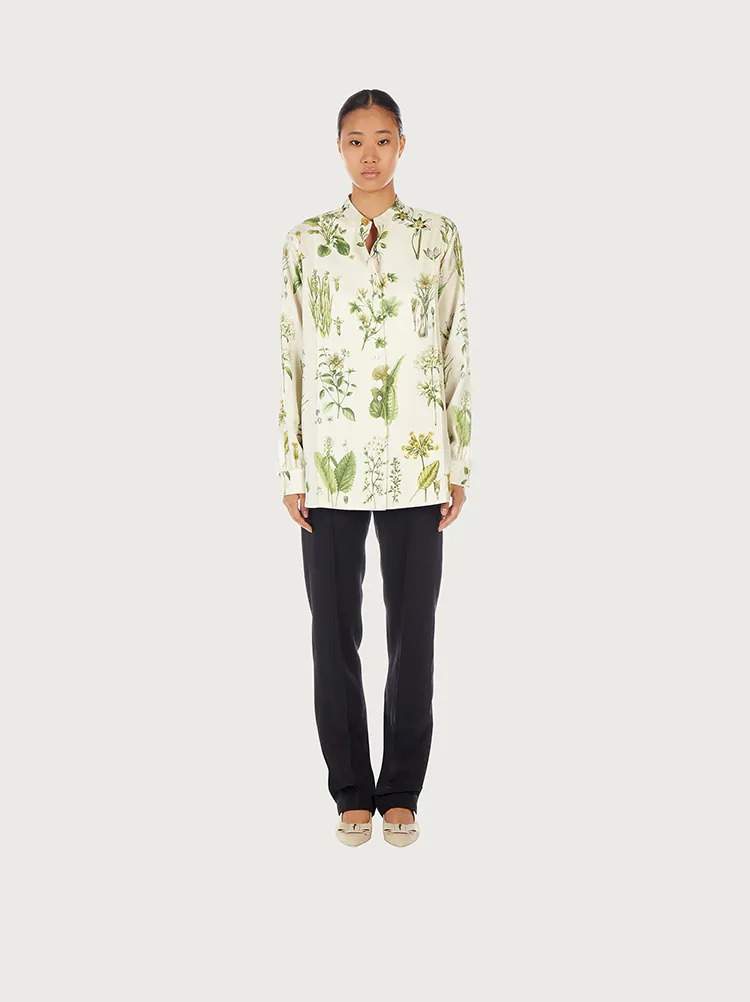 SILK PRINTED SHIRT - 3