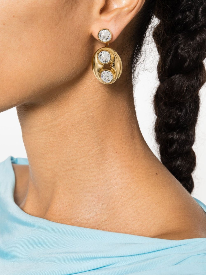 Amina Muaddi Iris drop earrings outlook