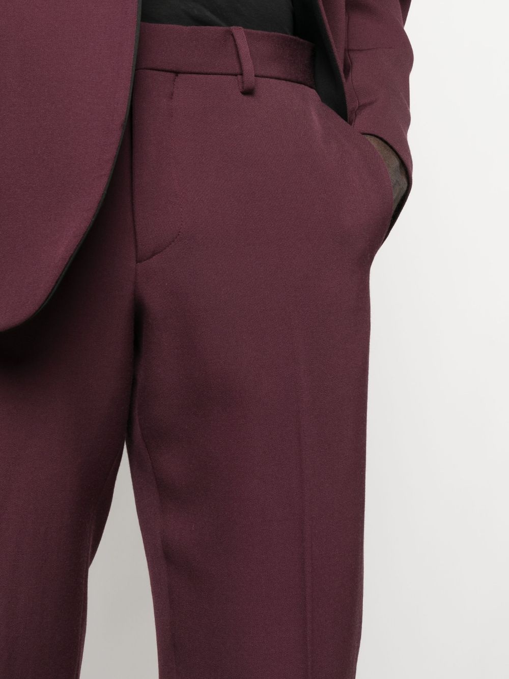 tailored virgin-wool trousers - 5