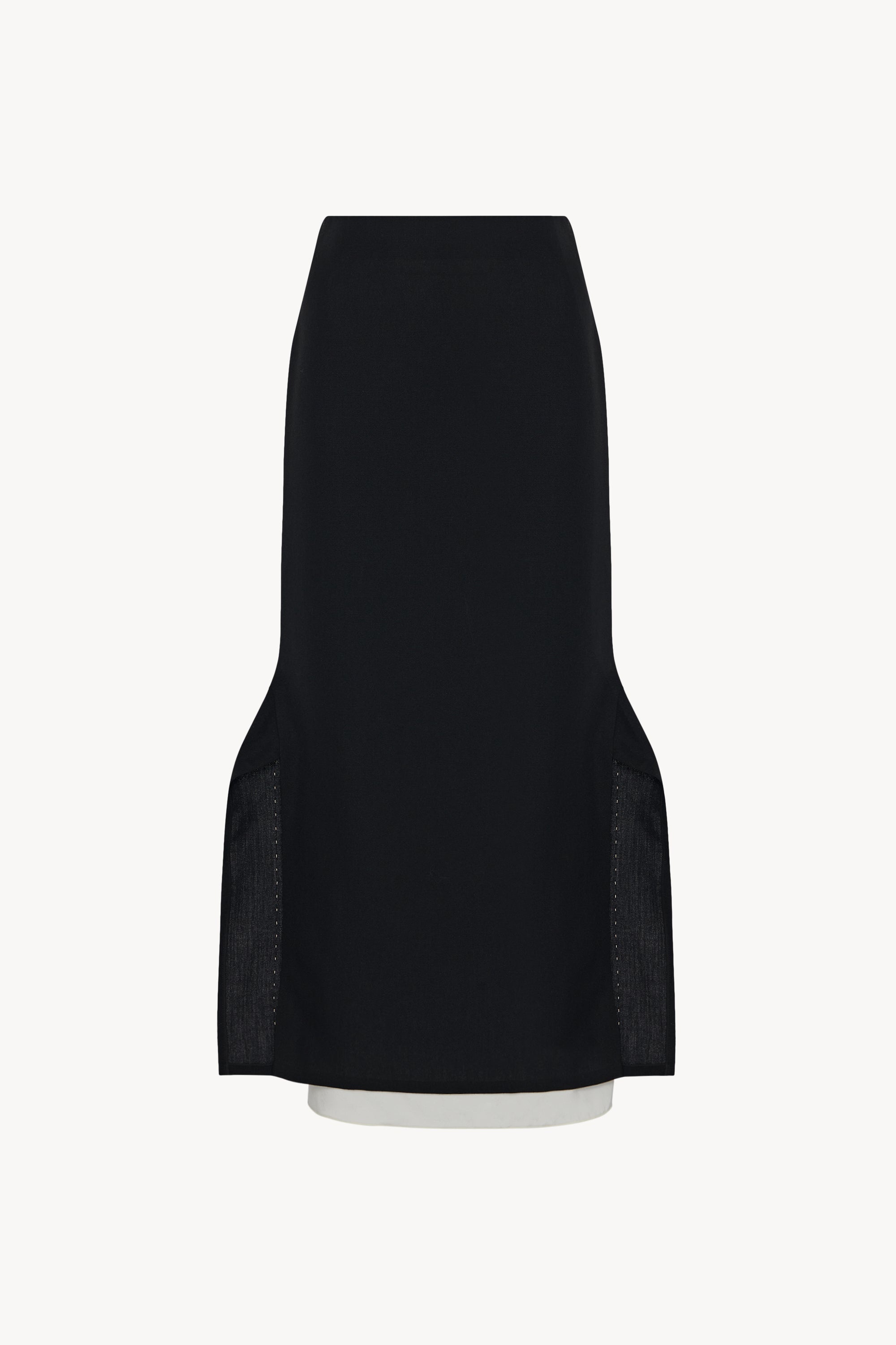 Patillon Skirt in Virgin Wool and Mohair - 1