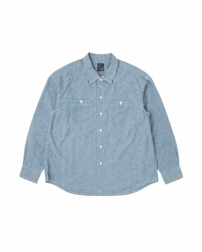 LUMBER CHAMBRAY L/S LT.INDIGO - 1
