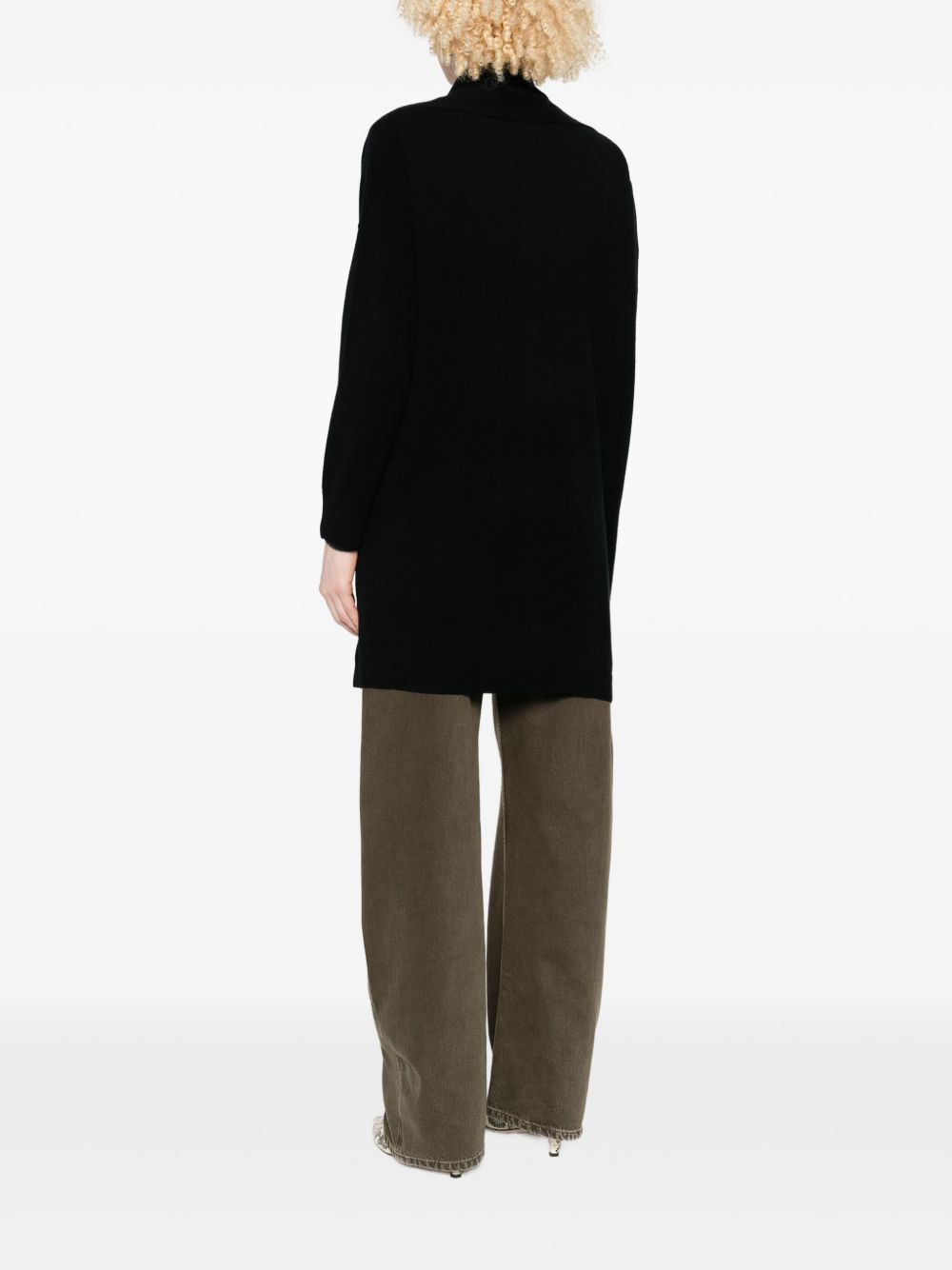 open-front cardigan - 4