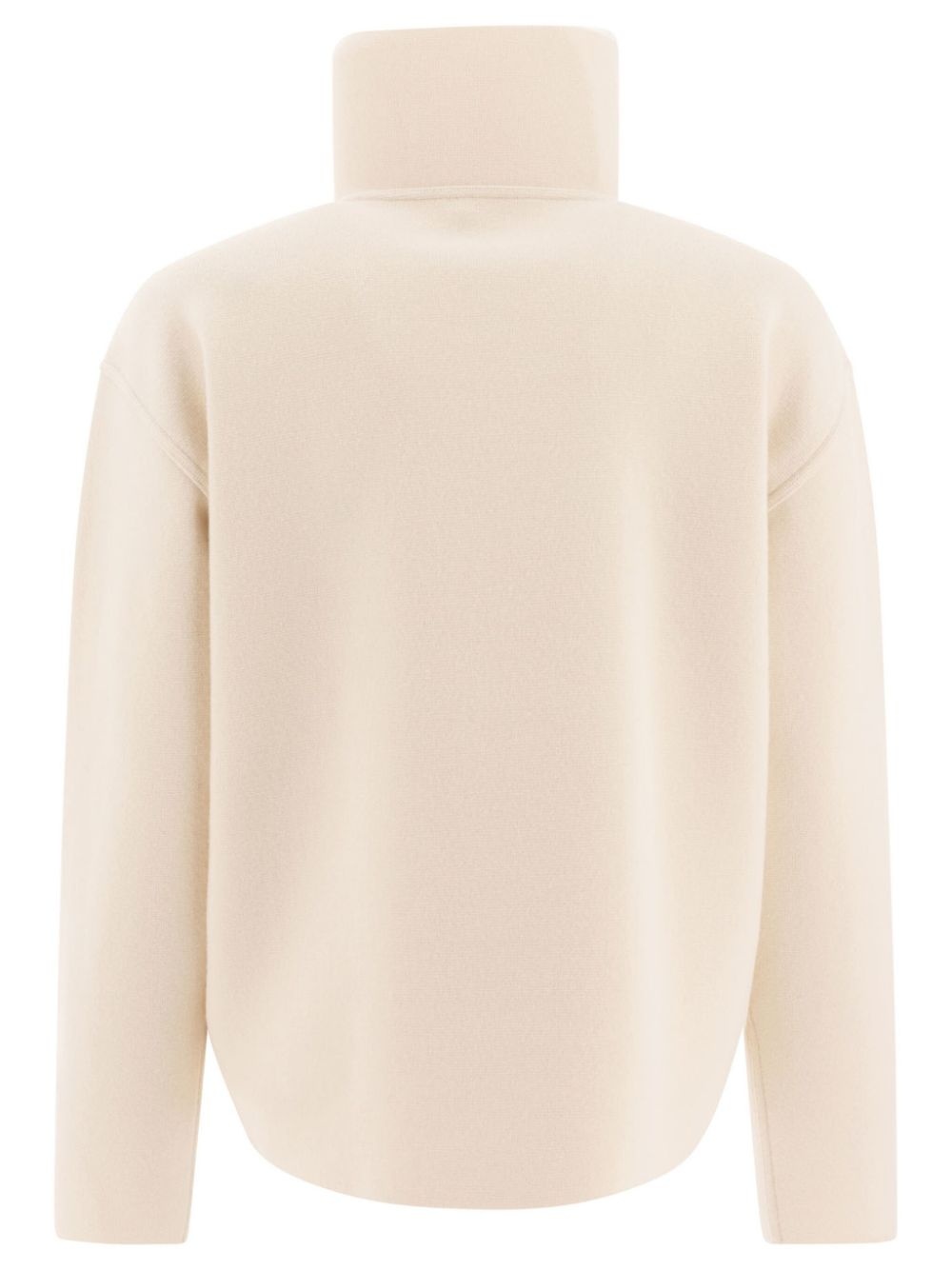 zip turtleneck sweater - 2