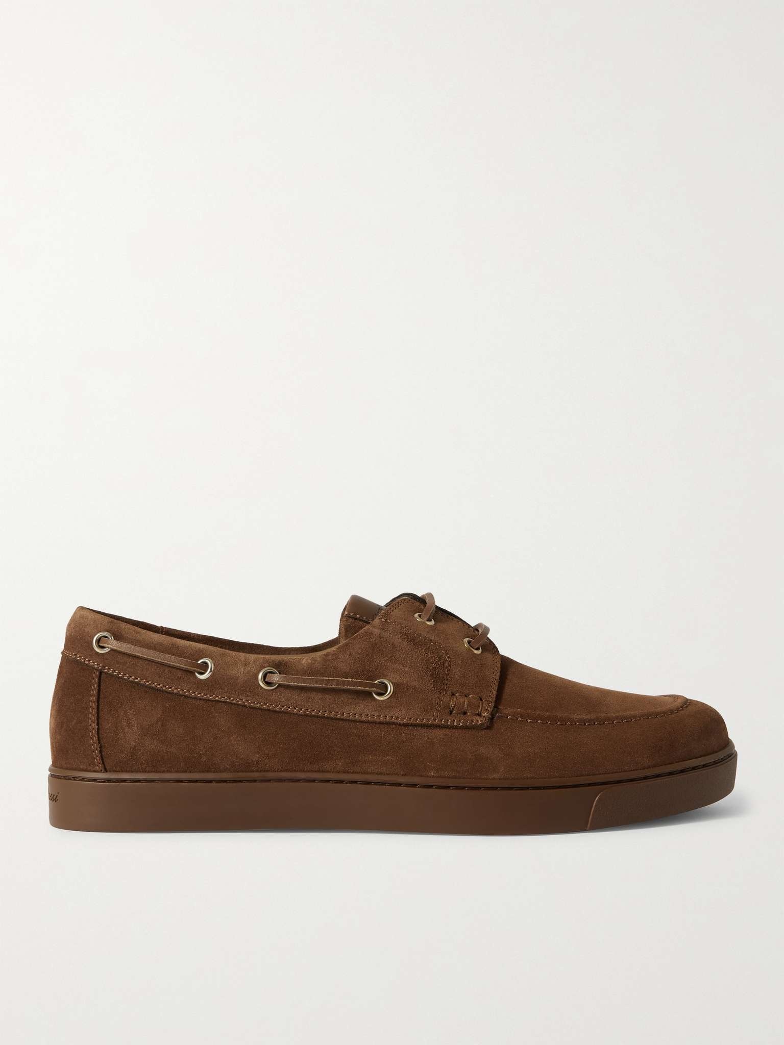 Suede Boat Shoes - 1