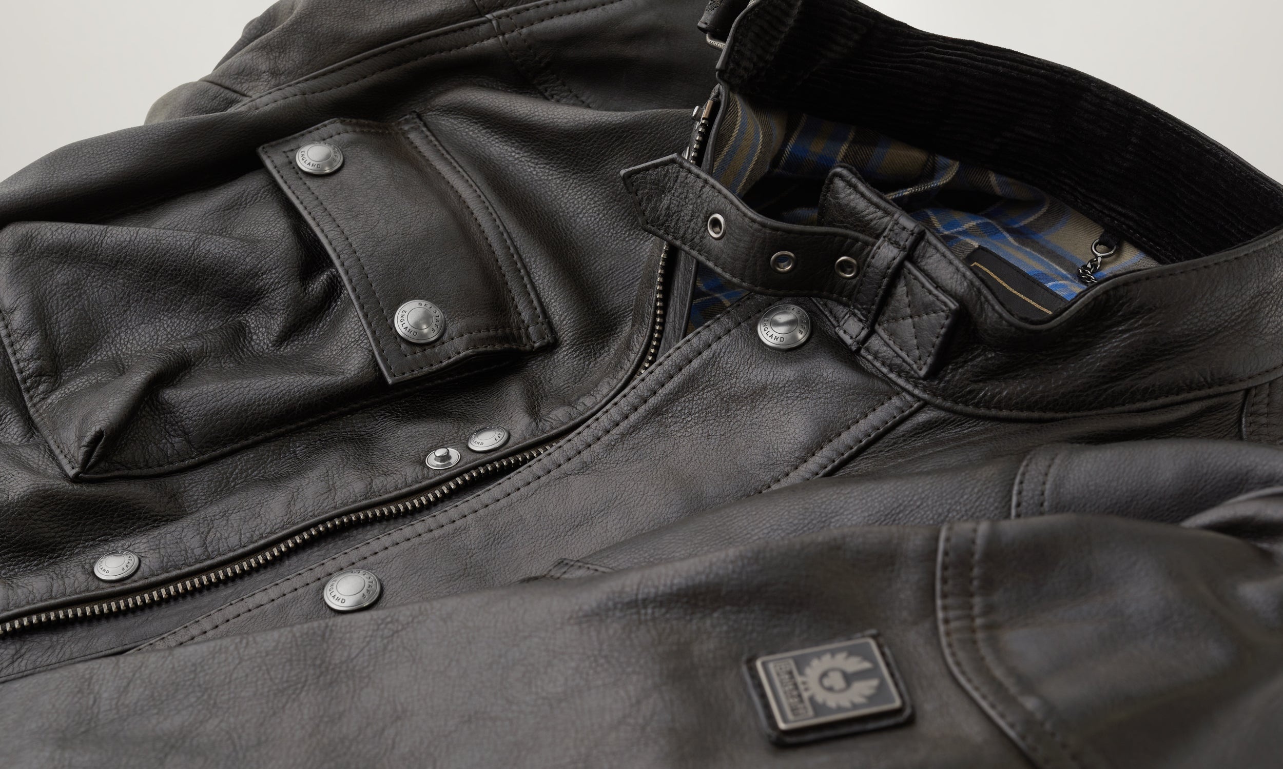 Belstaff TRIALMASTER PANTHER JACKET - 100037BLACK | REVERSIBLE
