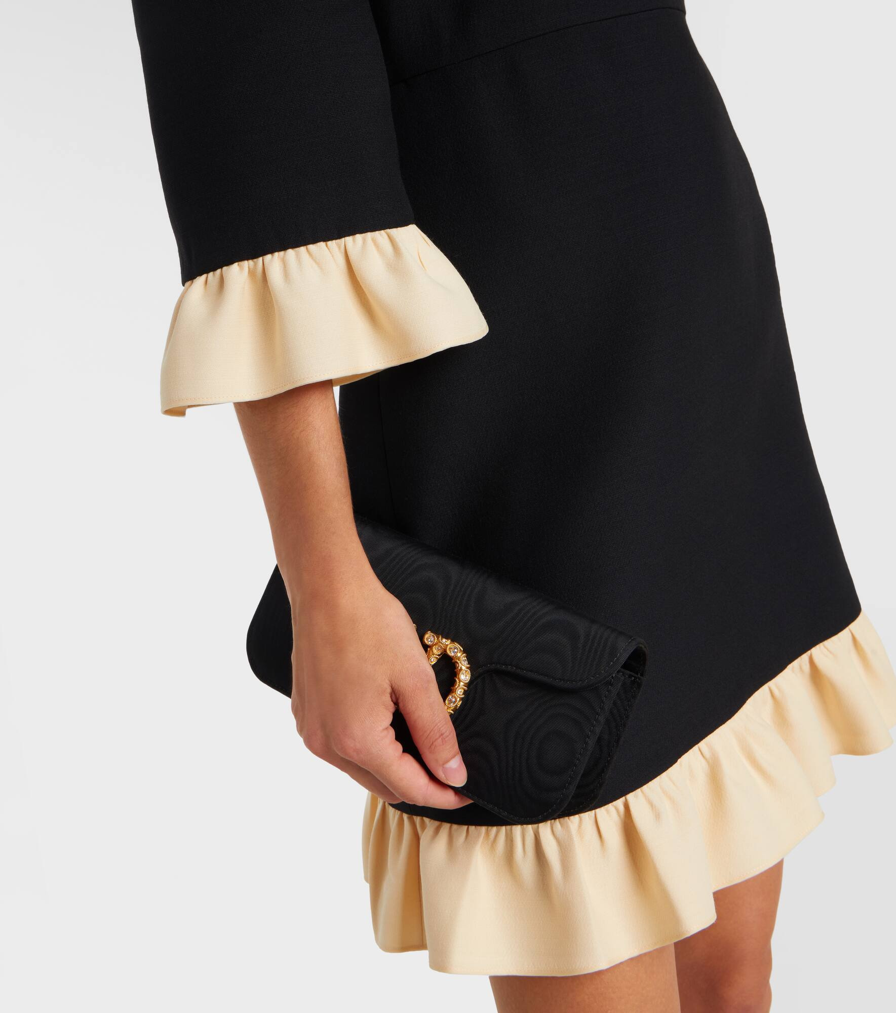 Crepe Couture ruffled minidress - 5