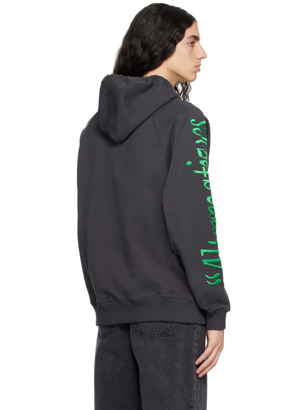 Black Racing Eco Hoodie - 3