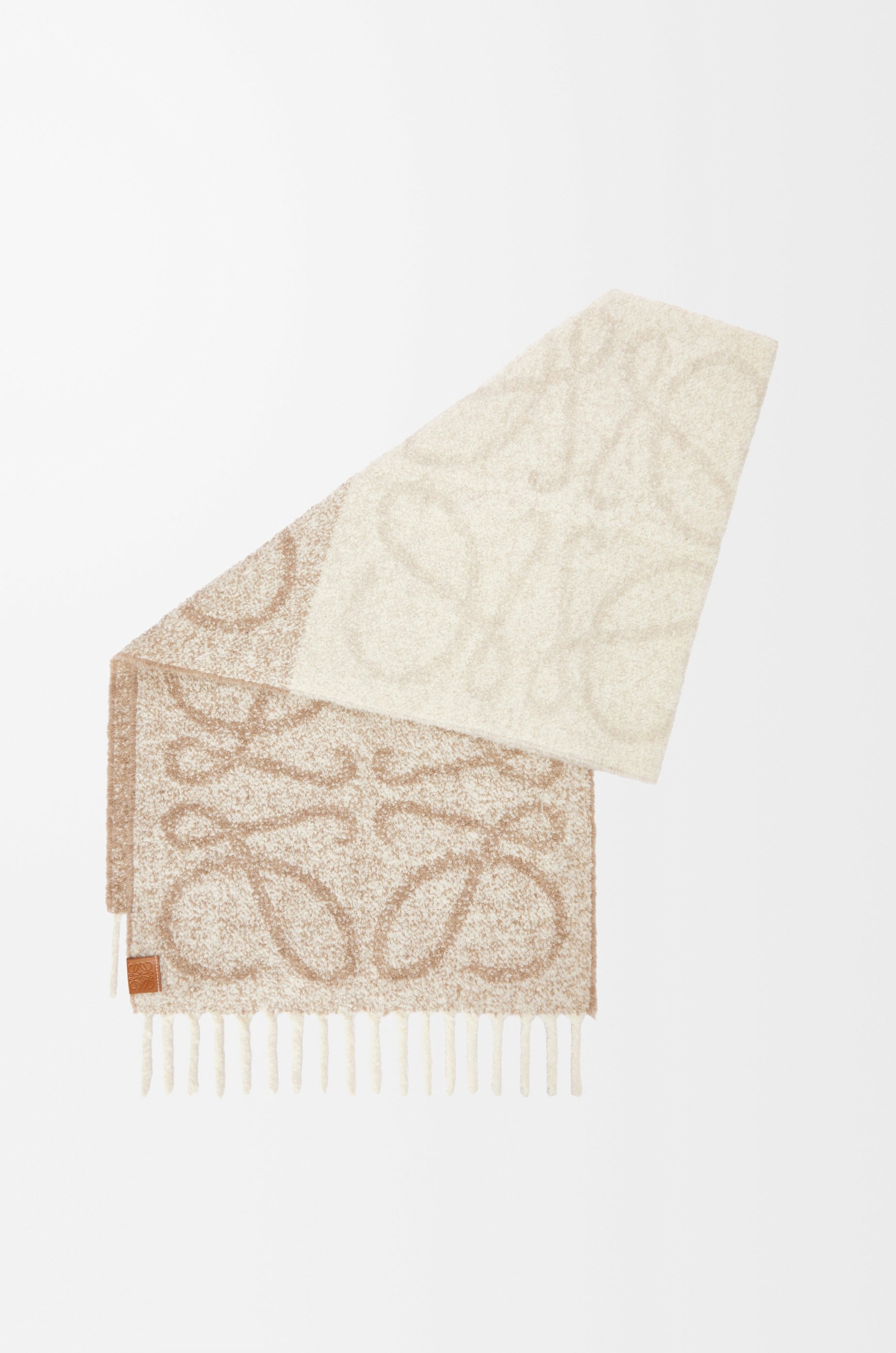 Anagram scarf in alpaca and wool - 3