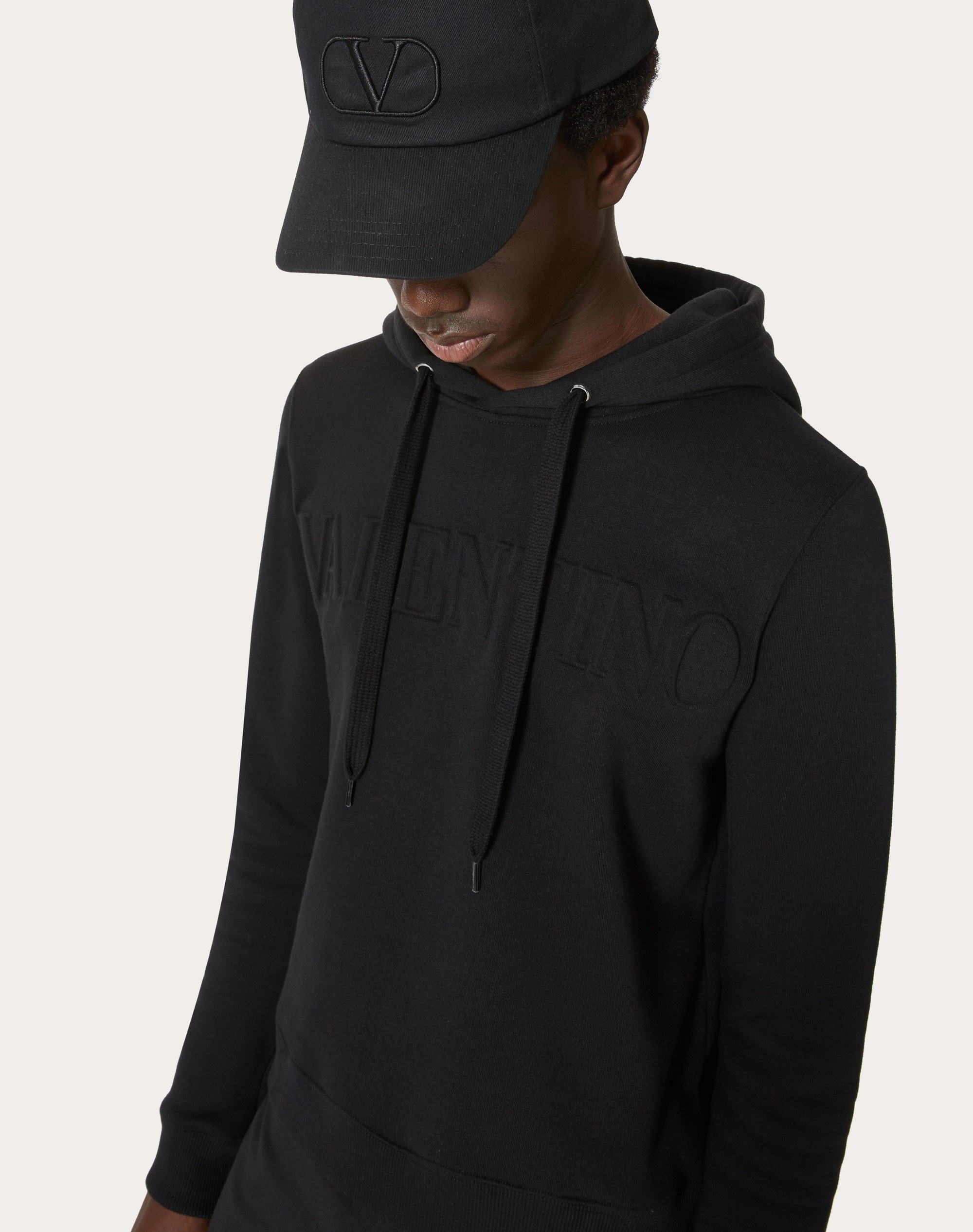 SWEATSHIRT WITH VALENTINO EMBOSSED - 5