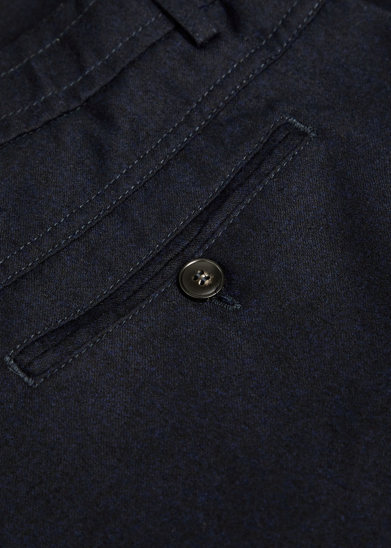 Canali Drawstring Slim Straight-leg Wool Trousers 5