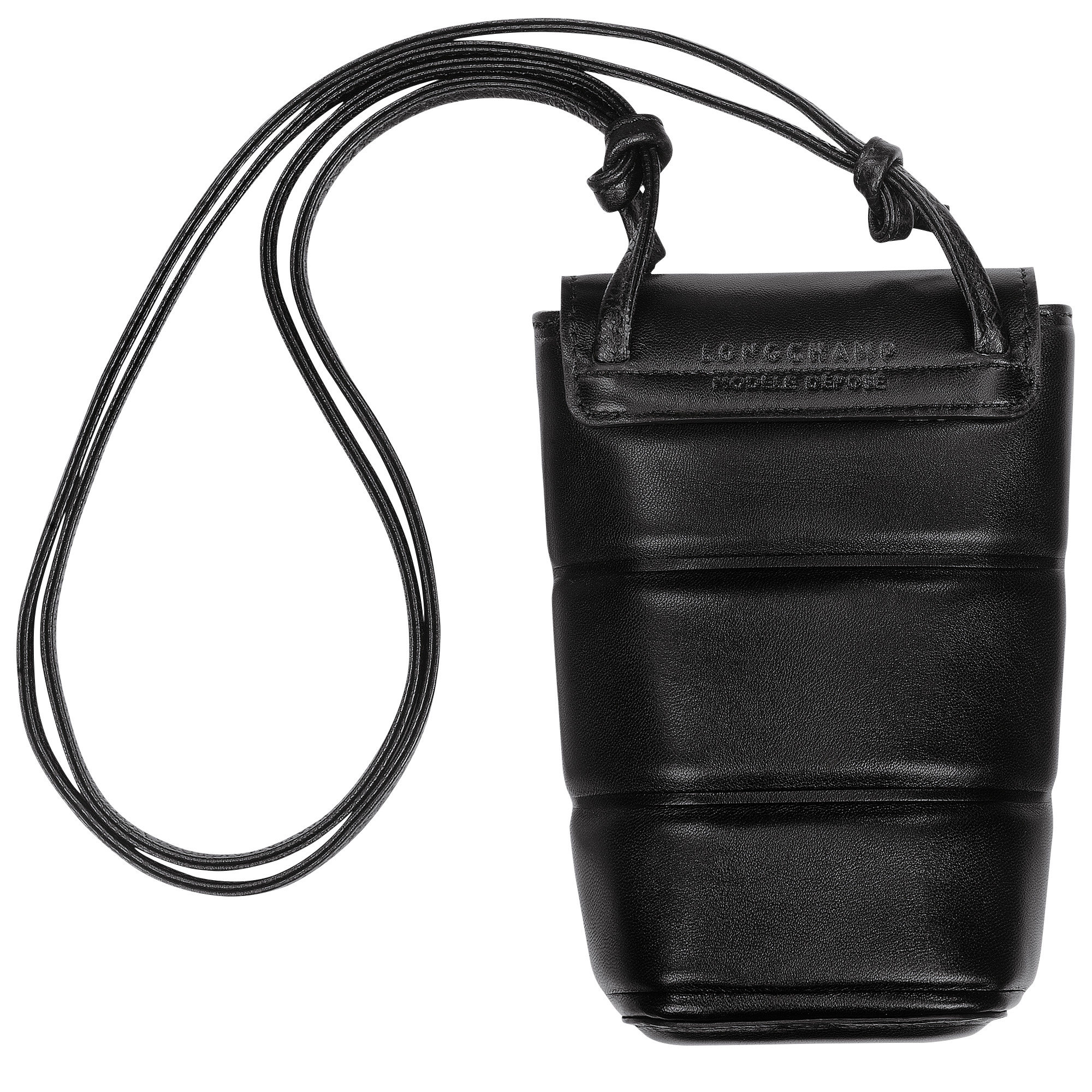 Le Pliage Xtra Phone case Black - Leather - 3