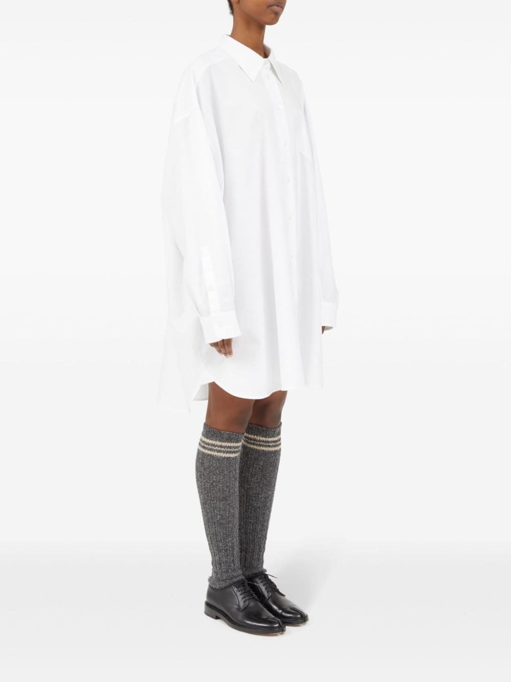 drop-shoulder cotton shirt - 3