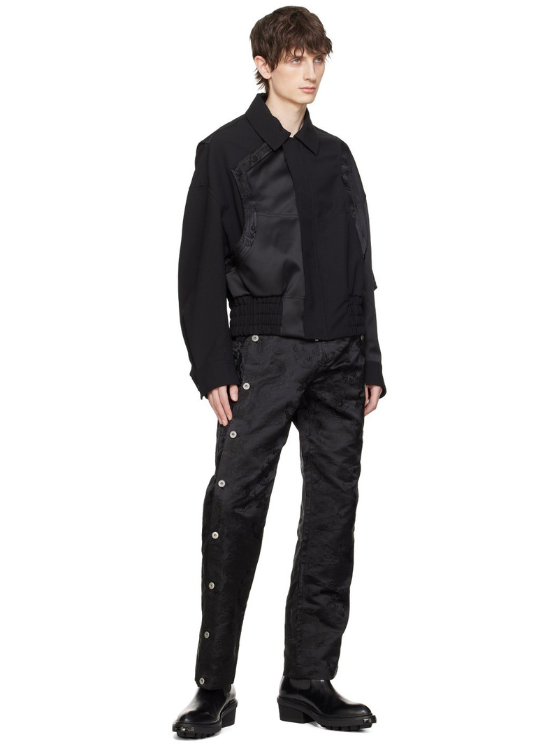 Black Utility Pocket Jacket 4