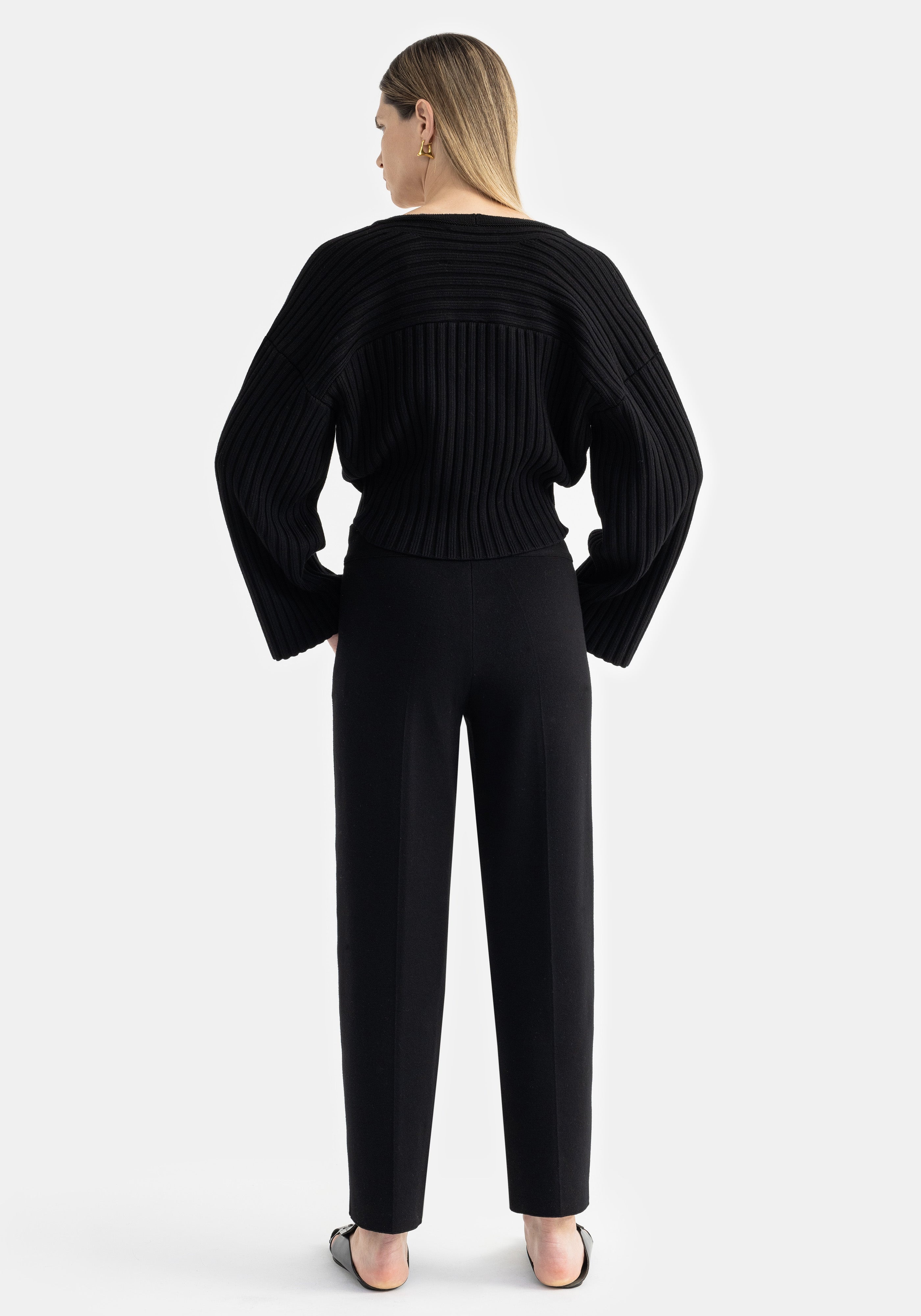 パンツ Aeron Madeleine - Knitted Suiting Pants AERON MADELEINE Knitted suiting pants | aeron | REVERSIBLE