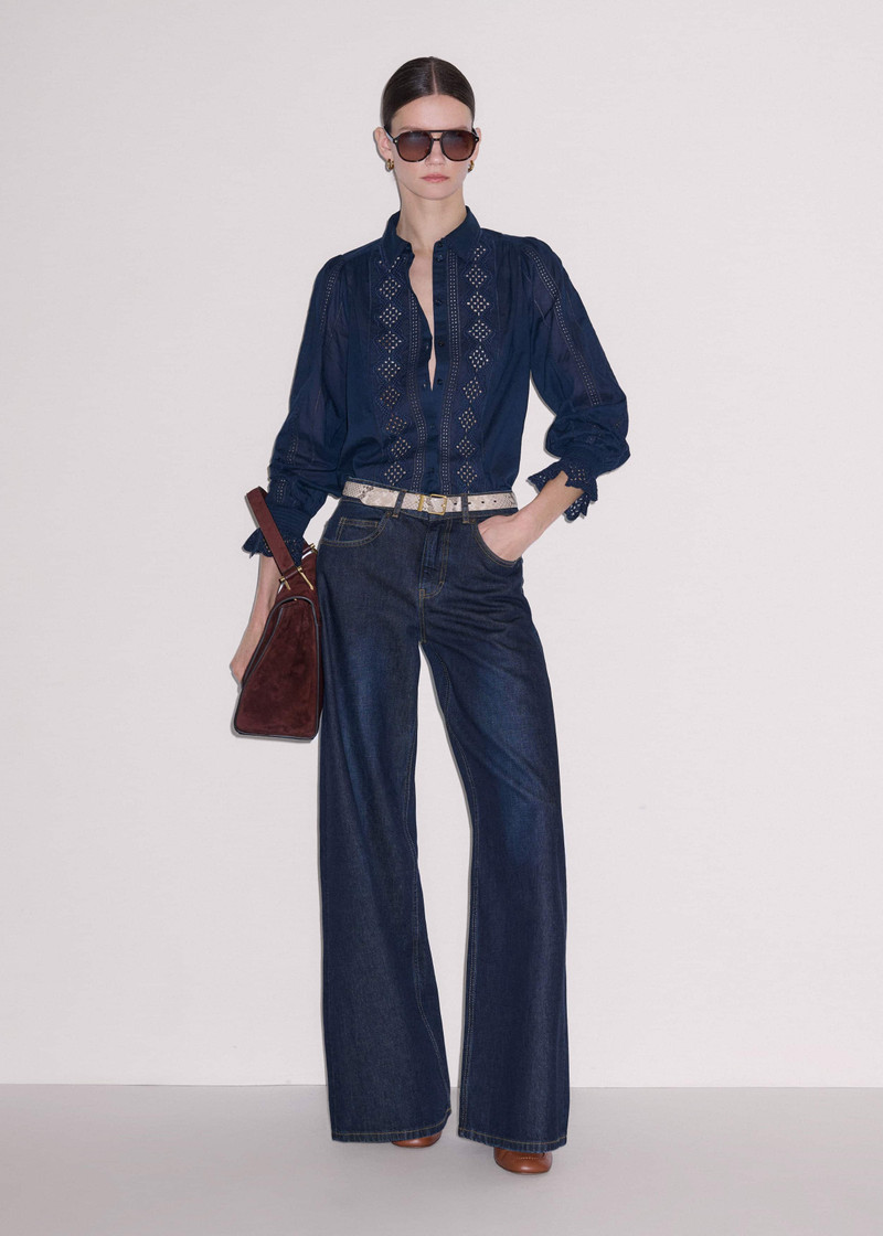Broderie Detail Shirt 6