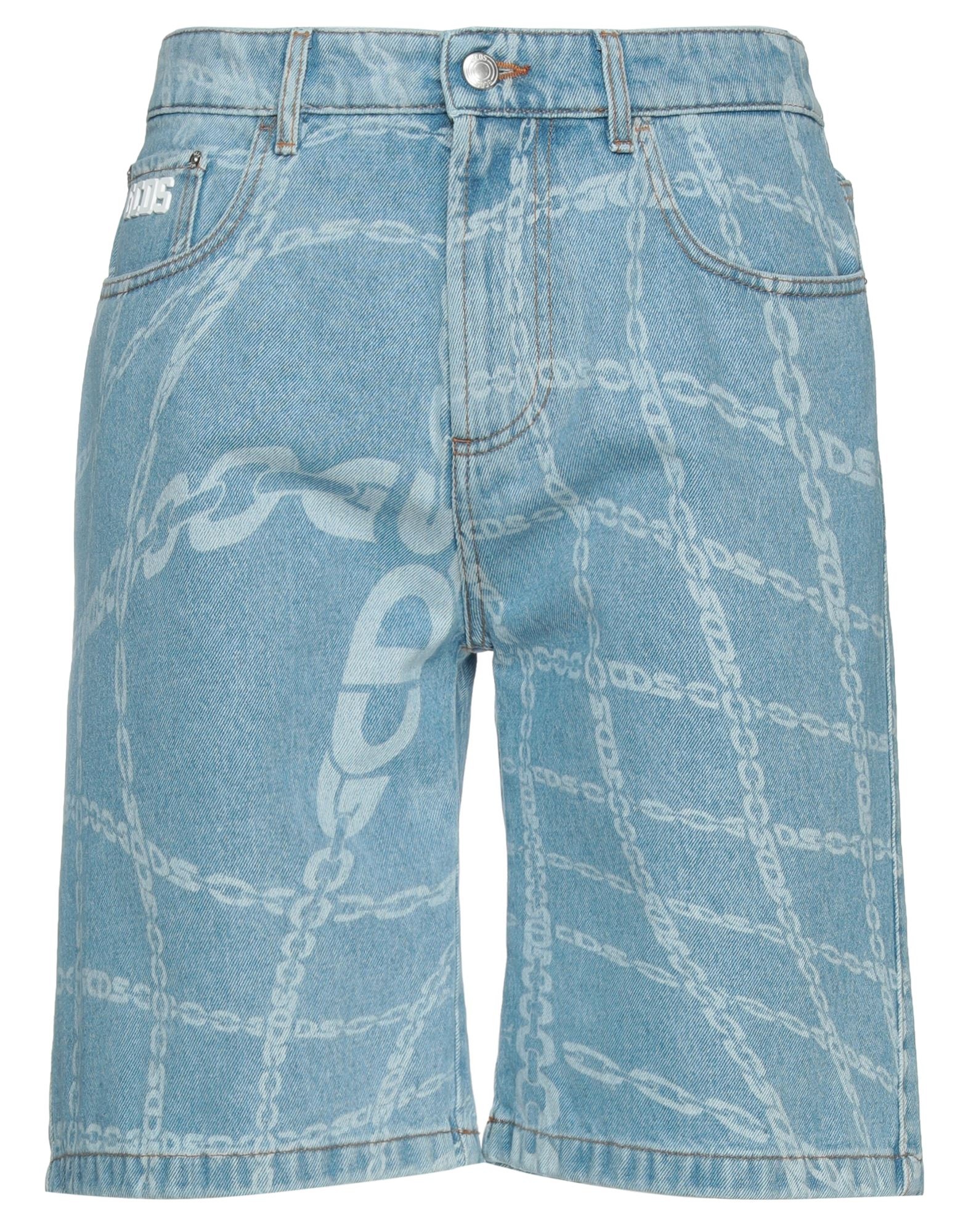 Blue Men's Denim Shorts - 1