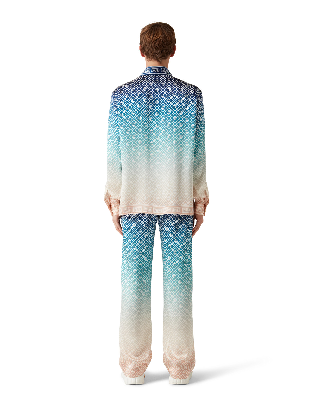 Jacquard Gradient Silk Trousers | Casablanca Paris - 3