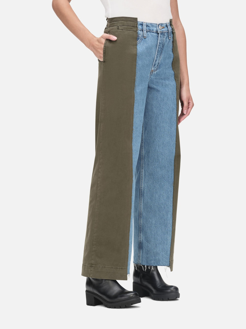 Le Mix Chino in Washed Fatigue 8