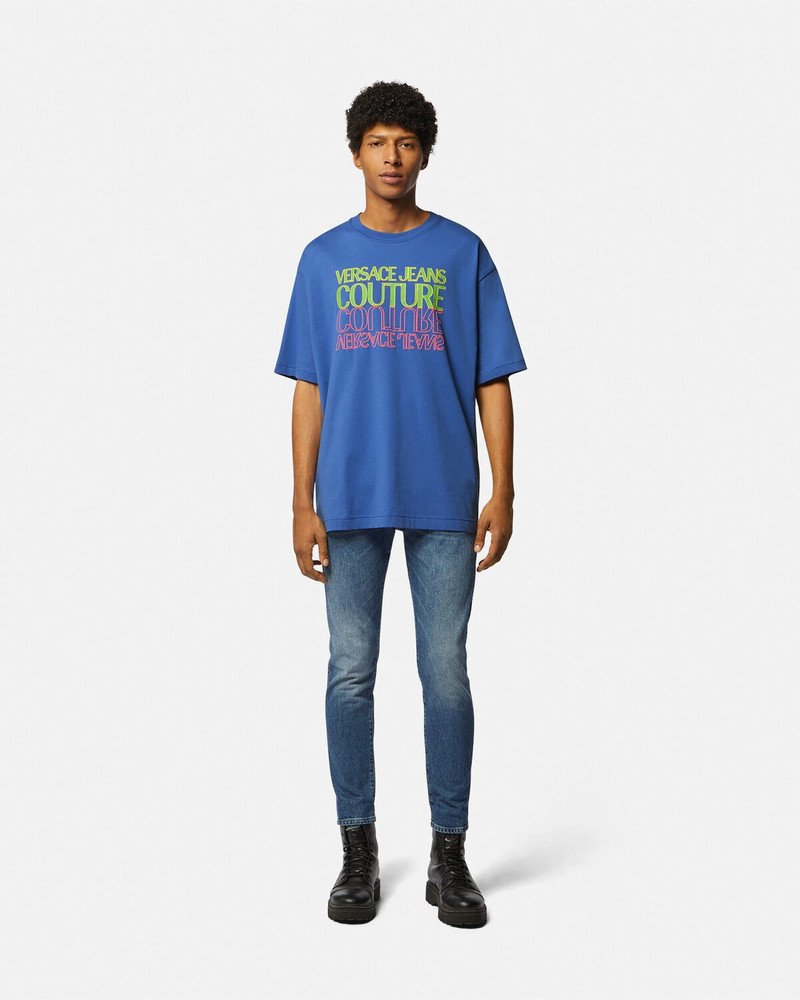 VERSACE JEANS COUTURE Upside Down Logo T-Shirt outlook