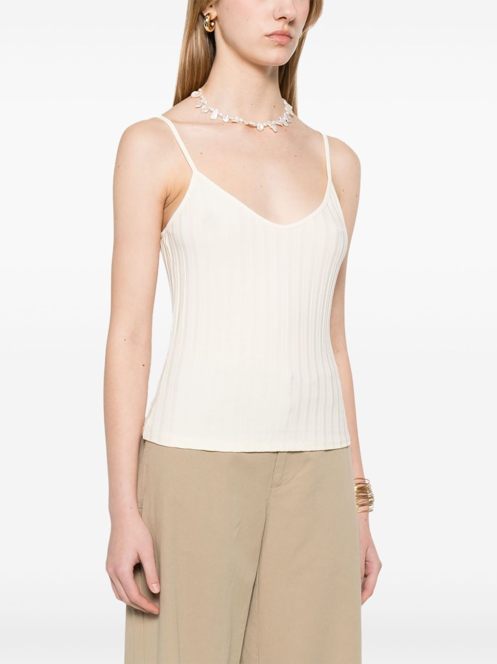 ribbed tank top - 3