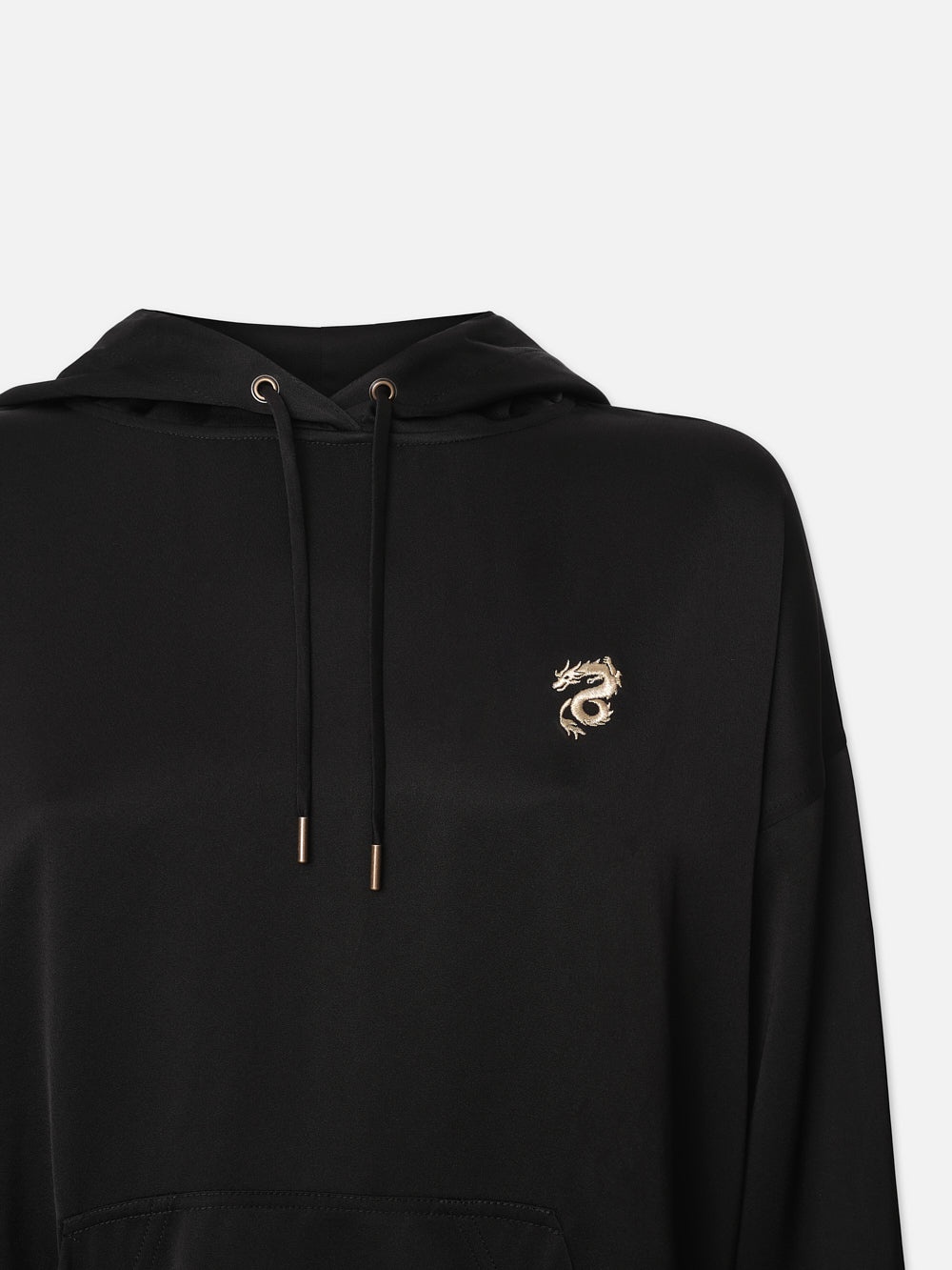 Lunar New Year Oversized Hoodie in Black - 2