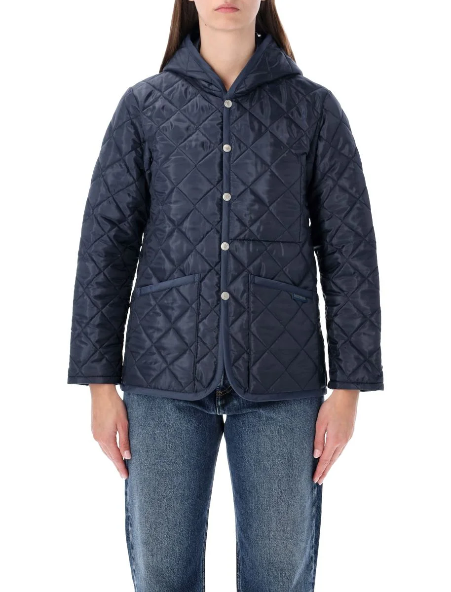 Comme Des Garçons Lavenham X Blue Quilted Husky Jacket - 1