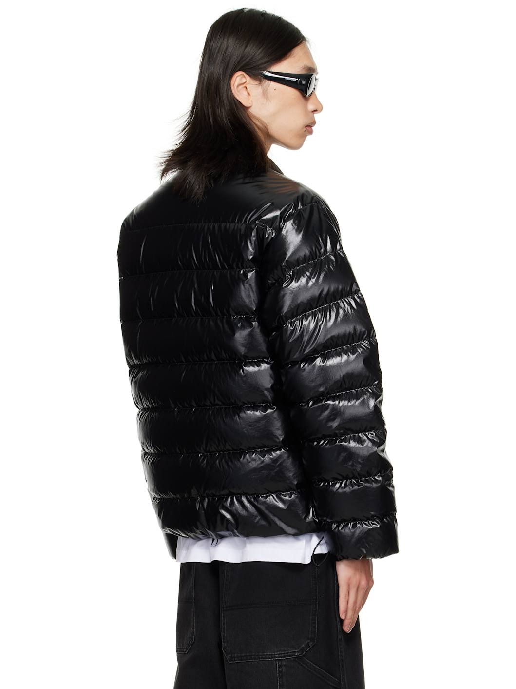 Moncler x A$AP Rocky Black Vardar Shirt Down Jacket - 3